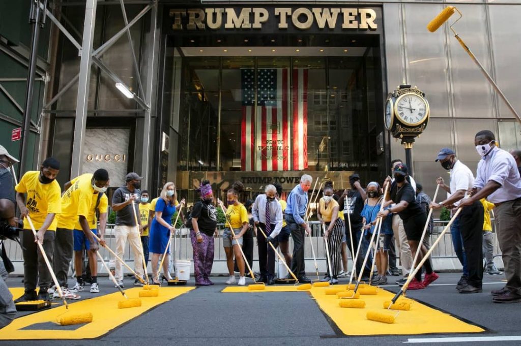 New York City mayor helps paint ‘Black Lives Matter’ outside Trump Tower IMG 20200710 WA0006