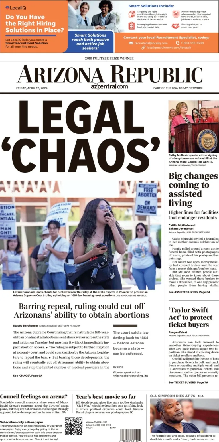 the arizona republic 103818953590477350744097581